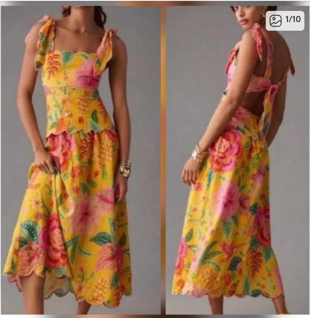 Farm Rio Tie Mididress